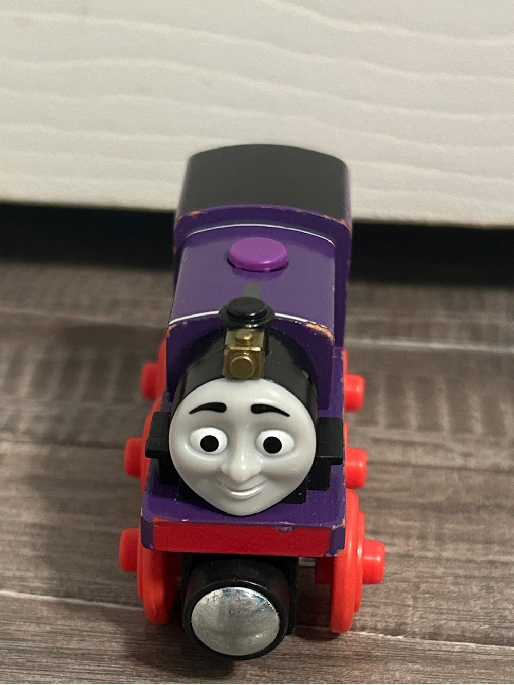 Charlie the No. 14 Purple Tank Engine 2012 Mattel Thomas Wooden Railway VGUC_